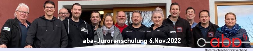 aba BBQ - 27. aba-Jurorenschulung am 6.November 2022 - Wir gratulieren!