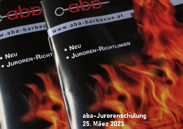 aba BBQ - 28. aba-Jurorenschulung: 25. März 2023 in der Grillschule Adi Matzek