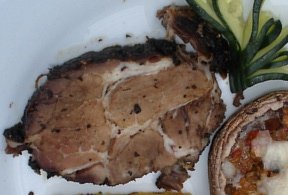 aba-bbq > Gekräuterter Schweineschopf von Günter Zöchmeister